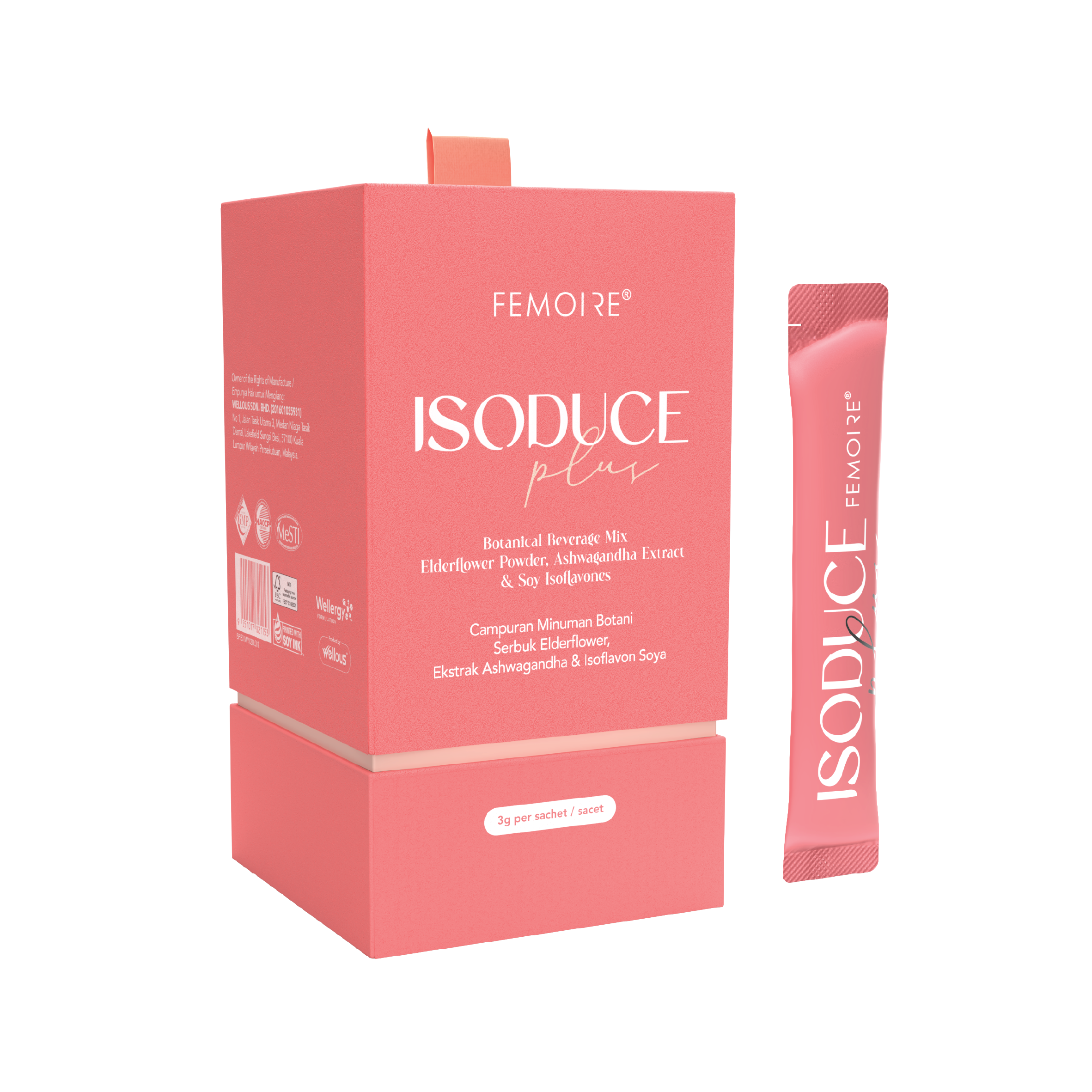 Femoire™ ISODUCE Plus 女性卵巢及私密部位滋養植物飲品