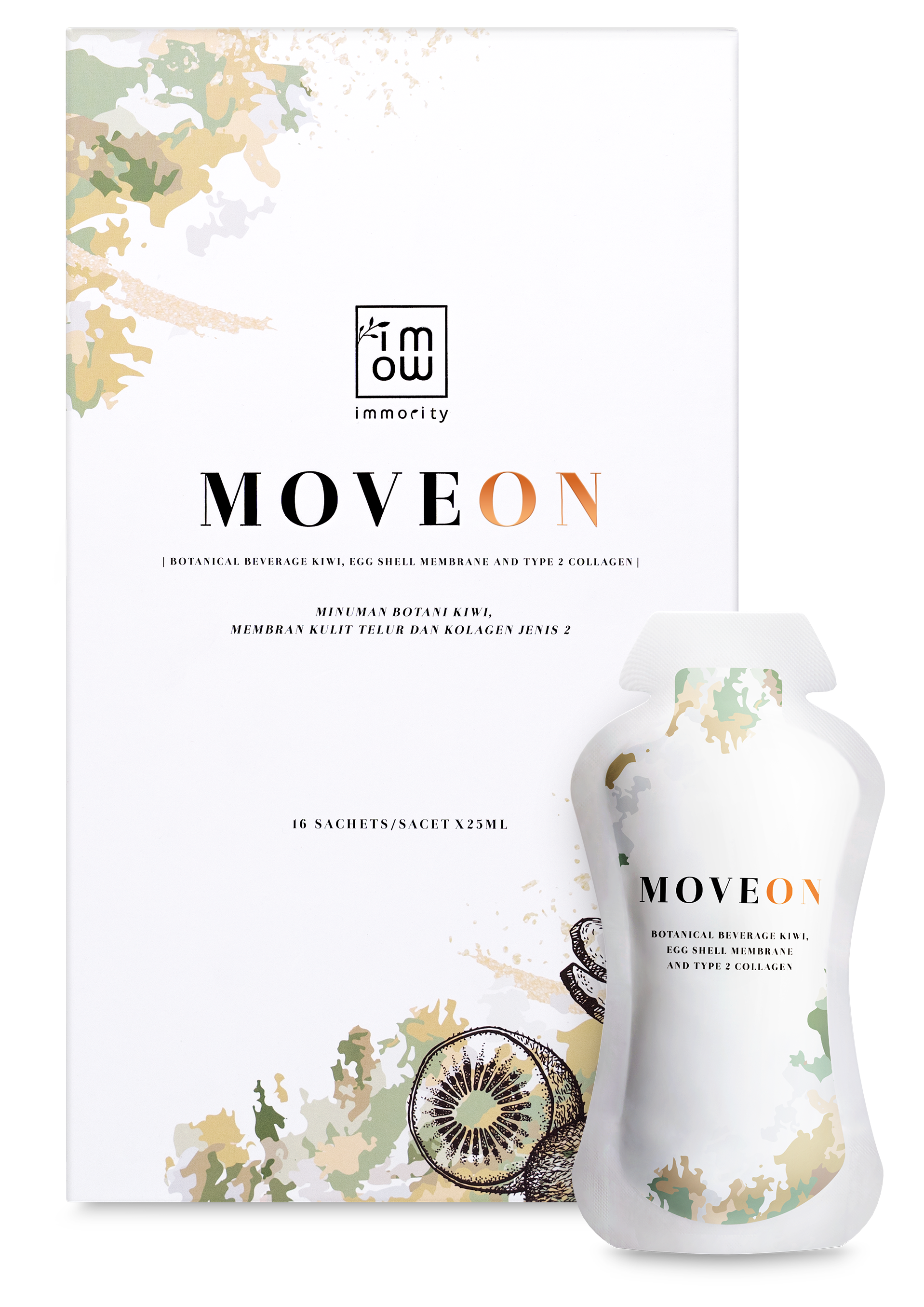 MOVEON 靈活飲 奇異果、蛋殼膜及第二型膠原蛋白植物飲品