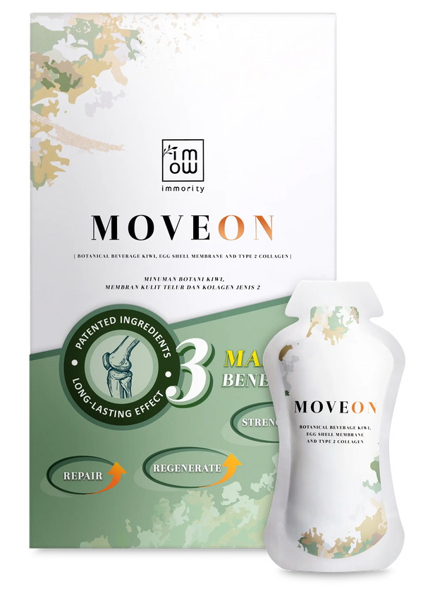 MOVEON Joint Drink | Say goodbye to stiff joints! Dual-action cartilage repair with patented eggshell membrane + Type II collagen drink | CK Wellness